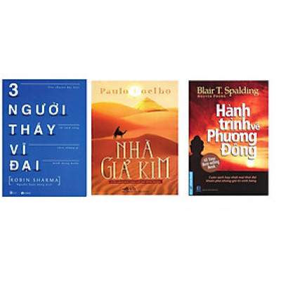 Combo nghệ thuật sôngs: Ba người thầy vĩ đại, nhà giả kim và hành trình về phương đông tặng sổ tay vadata