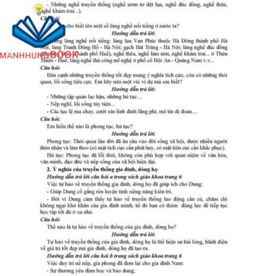 SÁCH - hướng dẫn trả lời câu hỏi và bài tập giáo dục công dân lớp 6 (bám sát sgk kết nối tri thức với cuộc sống)