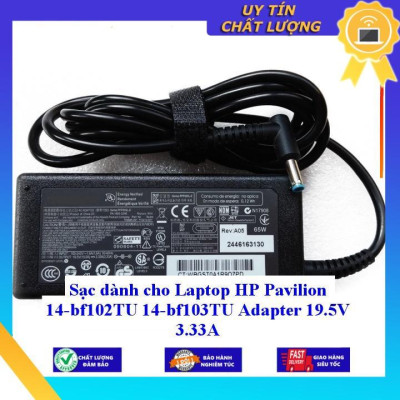 Sạc dùng cho Laptop HP Pavilion 14-bf102TU 14-bf103TU Adapter 19.5V 3.33A - Hàng Nhập Khẩu New Seal