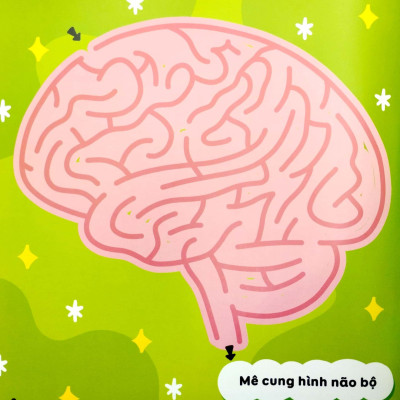 Mê Cung Thông Minh - Rèn Khả Năng Tập Trung Cho Trẻ - Cơ Thể Người (Từ 4-10 Tuổi)