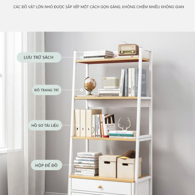 Kệ sách đa năng trang trí không gian phong cách Hàn thương hiệu IGA - GM76