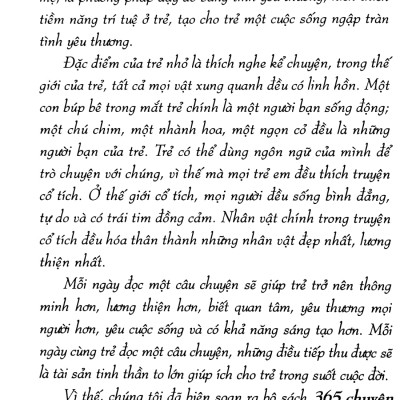 Sách: 365 Truyện Kể Trước Giờ Đi Ngủ - Những Câu Chuyện Phát Triển Chỉ Số Tình Cảm EQ_ Tập 2