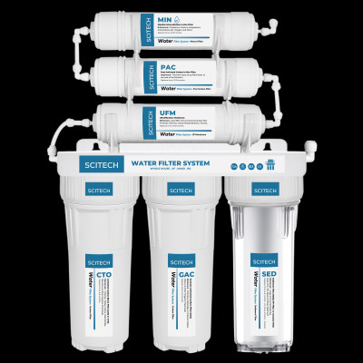 Máy lọc nước UF 6 cấp lọc by Scitech (Không dùng điện, không nước thải) - Hàng chính hãng