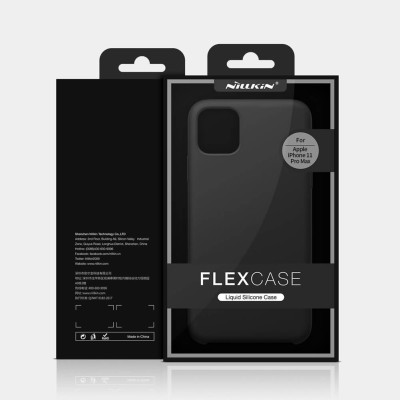 Ốp lưng chống sốc silicon cho iPhone 11 Pro Max mỏng 1mm hiệu Nillkin Flex Pure Cover Case (chống sốc cực tốt, chất liệu cao cấp, gờ bảo vệ camera) - hàng nhập khẩu