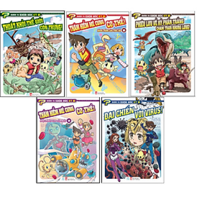 Combo Nhiệm vụ khoa học kỳ bí Bộ 5 tập. Tặng sổ tay mini dễ thương