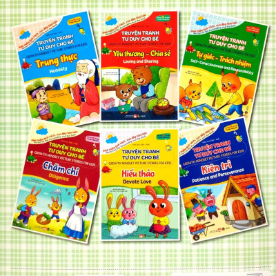 Truyện Tranh Tư Duy Cho Bé - Song Ngữ Việt-Anh - Yêu Thương Và Chia Sẻ