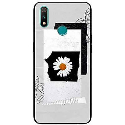Ốp Lưng in cho Realme 3 Pro Mẫu Hoa Cúc Nền Giấy 3 - Hàng Chính Hãng