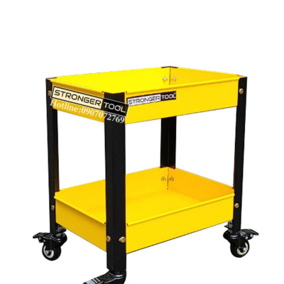 Xe đẩy dụng cụ 2 tầng thép sơn tĩnh điện Stronger Tool