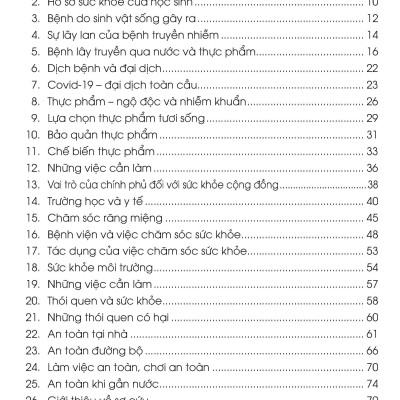 Combo 3 Quyển Kiến Thức Và Kỹ Năng Dành Cho Học Sinh: Những Việc Cần Làm + Sức Khoẻ Và Bệnh Thường Gặp + An Toàn Ở Nhà, Ra Đường, Trong Trường