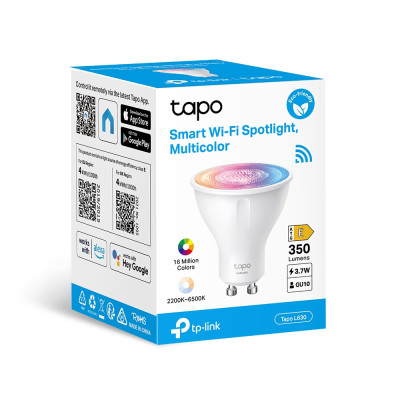 Bóng đèn WIFI thông minh TP-Link Tapo L630 | Công suất 3.7W | Điều khiển bằng giọng nói | Cài đặt lịch | Điều khiể từ xa | Bảo hành 2 năm | Hàng Chính Hãng