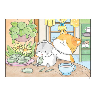 Sách Tô Màu - Baby Three, Capybara Và Mèo Cam, Thị Trấn Nhỏ, Tết Và Lễ Hội, Mèo Cam Và Hamster - Combo 5 Cuốn - Minh Thắng