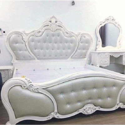bộ giường tủ tân cổ điển nhập khẩu