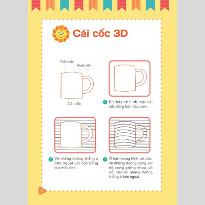 Tập Vẽ Tranh 3D - Khơi Nguồn Sáng Tạo - Cấp Độ 2 - Sự Vật Quanh Em