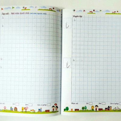 Hành trang cho bé chuẩn bị vào lớp 1 - Bộ vở Luyện đọc - Bé học toán và Luyện viết