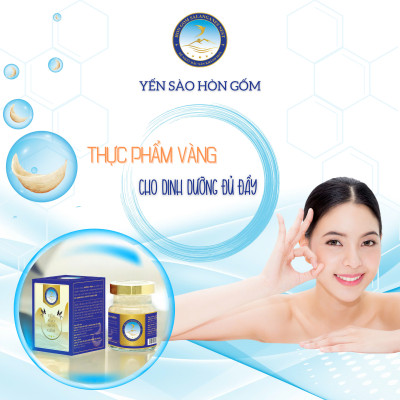[Hộp 6 Hũ] Tổ Yến Sào Chưng Nhân Sâm - Yến Sào Hòn Gốm Chính Hiệu Khánh Hòa - HGK NEST