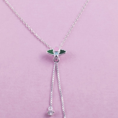 Dây chuyền bạc S925 Italia Bạc Xinh Huệ Ngân-Cánh Chim Mùa xuân ZCP15009