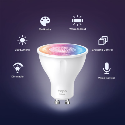 Bóng đèn WIFI thông minh TP-Link Tapo L630 | Công suất 3.7W | Điều khiển bằng giọng nói | Cài đặt lịch | Điều khiể từ xa | Bảo hành 2 năm | Hàng Chính Hãng