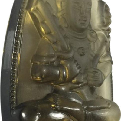 Mặt Dây Chuyền Hư Không Tạng Bồ Tát Thạch Anh Ám Khói Ngọc Quý Gemstones HKAK