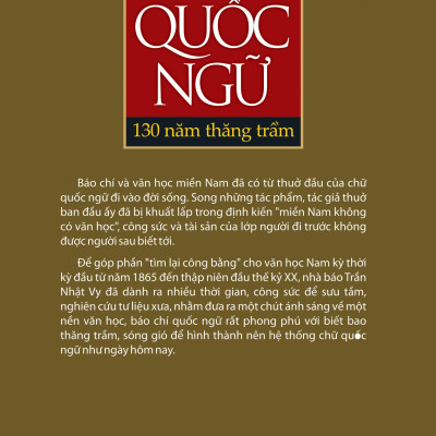 Chữ quốc ngữ 130 năm thăng trầm (VHVN)