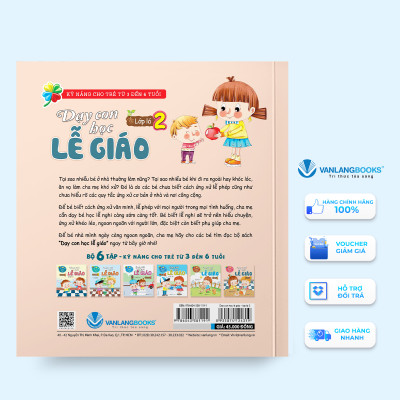 Dạy Con Học Lễ Giáo – Lớp Lá 2 (Kỹ Năng Cho Trẻ Từ 3 Đến 6 Tuổi)