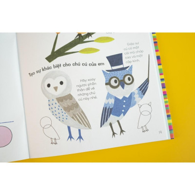 Sách - Vẽ Bằng Khuôn Hình Sáng Tạo Cho Trẻ Từ 3 Tuổi - Combo 4 Chủ Đề - Đinh Tị Books