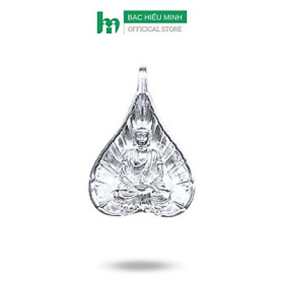 Mặt Dây Chuyền Bạc Ta Lá Bồ Đề Phật Như Lai Bạc Hiểu Minh DMD532 