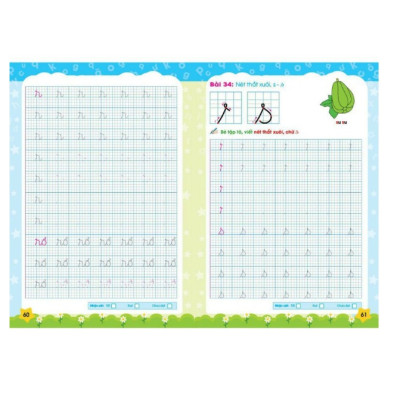 Bé khởi đầu tập viết( Dành cho trẻ 4-6 tuổi)- Hành trang cho bé vào lớp 1