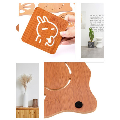 Miếng Lót Ly, Lót Nồi Bằng Gỗ Nhiều Mẫu Khác Nhau