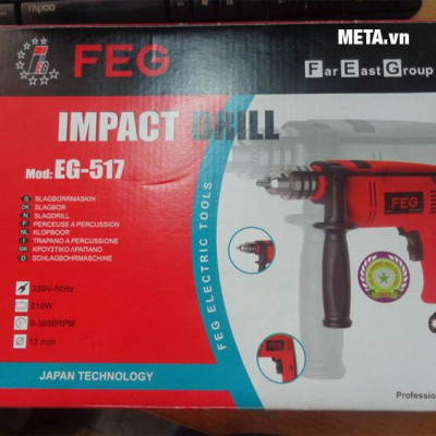 MÁY KHOAN BÚA 810W 13MM FEG EG-517 - HÀNG CHÍNH HÃNG