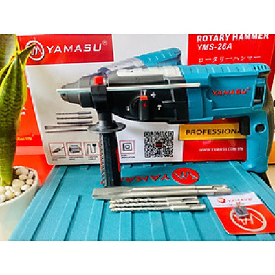 MÁY KHOAN BÊ TÔNG 3 CHỨC NĂNG 900W 26MM YMS-26A YAMASU - HÀNG CHÍNH HÃNG
