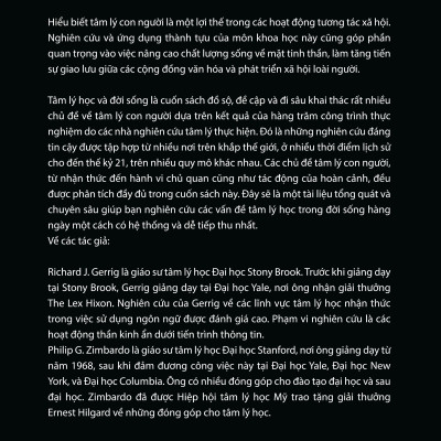 Tâm Lý Học và Đời Sống (Bìa cứng, tái bản)-BOOKCITY