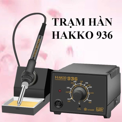 Trạm Hàn Hako 936 60W Mỏ Hàn Thiếc – Điều Chỉnh Nhiệt 200–480°C, Lên Nhiệt Nhanh, Bền Bỉ