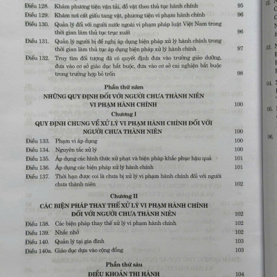 Sách Luật Xử Lý Vi Phạm Hành Chính sđ, bs năm 2025 và Các Văn Bản Hướng Dẫn Thi Hành - V2653TA