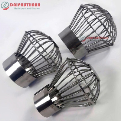 Cầu Chắn Rác Ban Công Quả Cầu Lọc Rác Sân Thượng Inox SUS304 - Nhiều kích cỡ, dùng cho ống phi 60, 90, 110,..