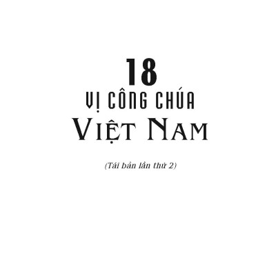 18 Công Chúa Việt Nam