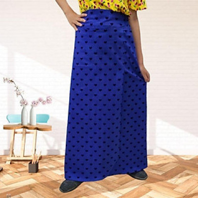 Váy Chống Nắng Xẻ Tà Cao Cấp New Design Chống Tia UV Chất Vải KaKi Cotton Mềm, Thoáng mát (Freesize 40-75 kg) VCN001