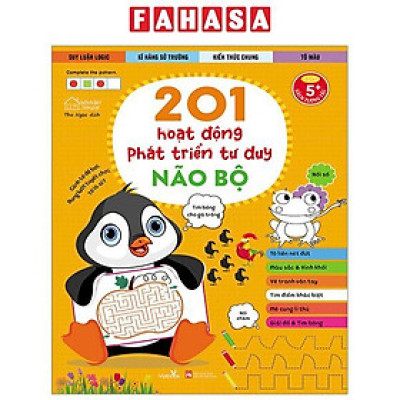 Sách - 201 Hoạt Động Phát Triển Tư Duy - Não Bộ