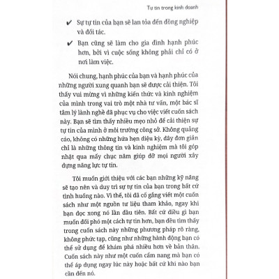 Tự Tin Trong Kinh Doanh - Làm Chủ Kỹ Năng Kinh Doanh Đỉnh Cao - Vanlangbooks