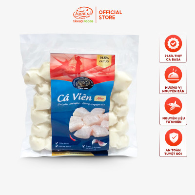 Combo cá viên 500 gram + bò viên 500 gram Tâm Lợi, loại cao cấp - Giao nhanh trong 3h - 500gr