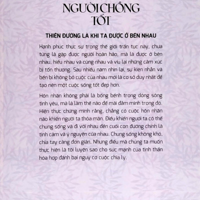Hiểu Vợ Để Làm Người Chồng Tốt