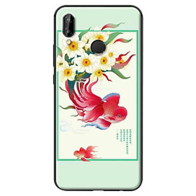 Ốp in cho Huawei Nova 3E Cá Ba Đuôi Đỏ - Hàng chính hãng