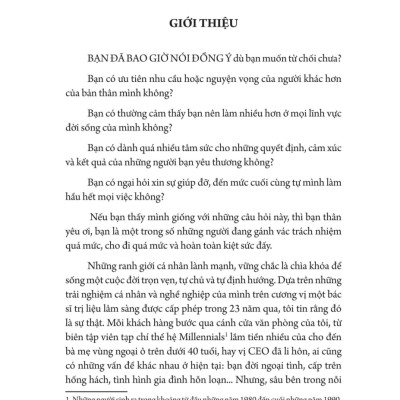 Làm Chủ Ranh Giới - Dám Nói Thật, Được Nhìn Nhận Và Sống Đời Tự Do_ML