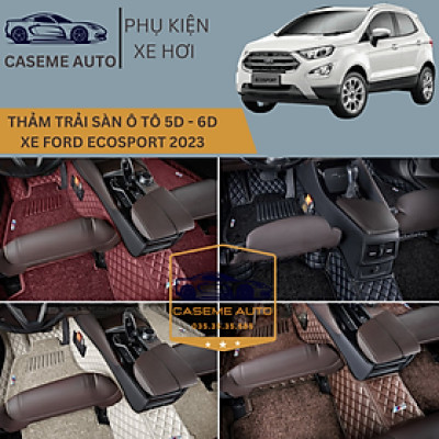[FORD ECOSPORT] Thảm Trải Sàn, Lót Sàn Ô Tô 5D 6D Thiết Kế Theo Xe FORD ECOSPORT 2023 Chống Nước, Không Mùi - MẪU CARBON - Hàng Chính Hãng