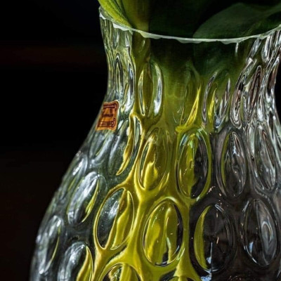 Lọ hoa Bohemia Optika 25,5cm Hàng chính hãng