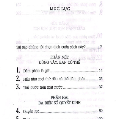 Bạn Có Thể Đàm Phán Bất Cứ Điều Gì