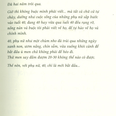 Tuổi 40 Yêu Dấu (Tản Văn) (Tái bản 2023)