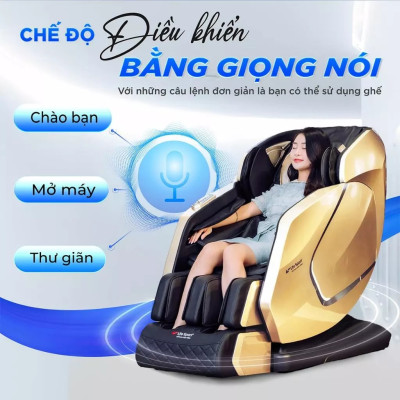 Ghế Massage Toàn Thân Lifesport LS-599, Con Lăn 5D Kết Hợp Massage Với Nhiệt Hồng Ngoại, Trị Liệu Chuyên Sâu