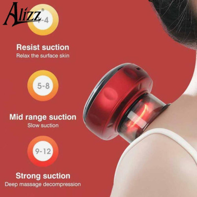 Máy Giác Hơi Cạo Gió Alizz Al-11312 Với 6 Cấp Độ Điều Chỉnh Có Màn Hình Lcd