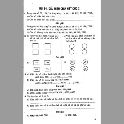 Giải Vở Bài Tập Toán 4 - Tập 2
