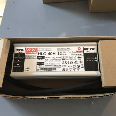 Nguồn LED Driver HLG-40H-12 Meanwell (39.96W 12V 3.33A), Hàng chính hãng